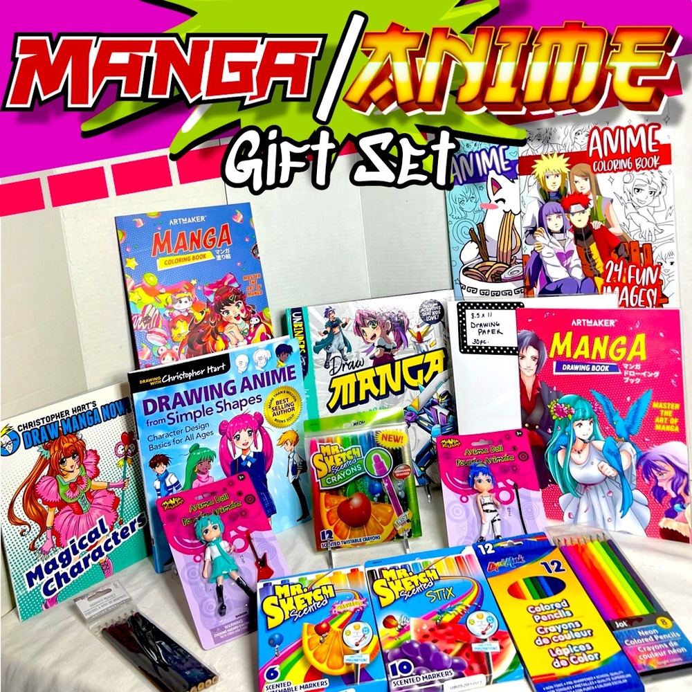 MANGA / ANIME SAMPLER GIFT SET HOW TO DRAW EDITION
